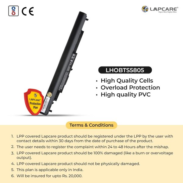 Laptop Battery for HP 807956-001 807957-001 HS03 807612-421 807611-221 240 G4 HSTNN-LB6U HSTNN-DB7I HSTNN-LB6V TPN-I119- (Black)