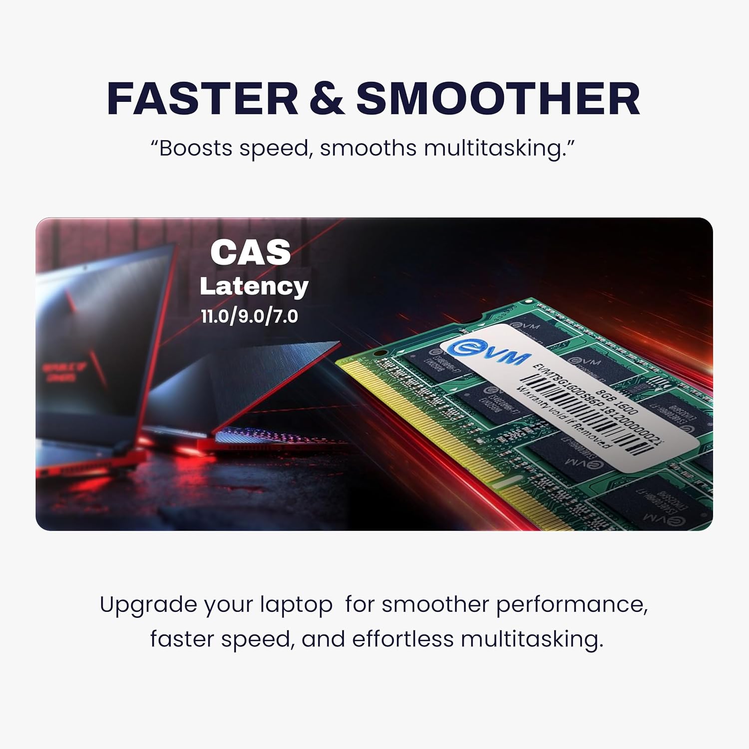 EVM 8GB DDR3 Laptop RAM 1600MHz So-DIMM Memory