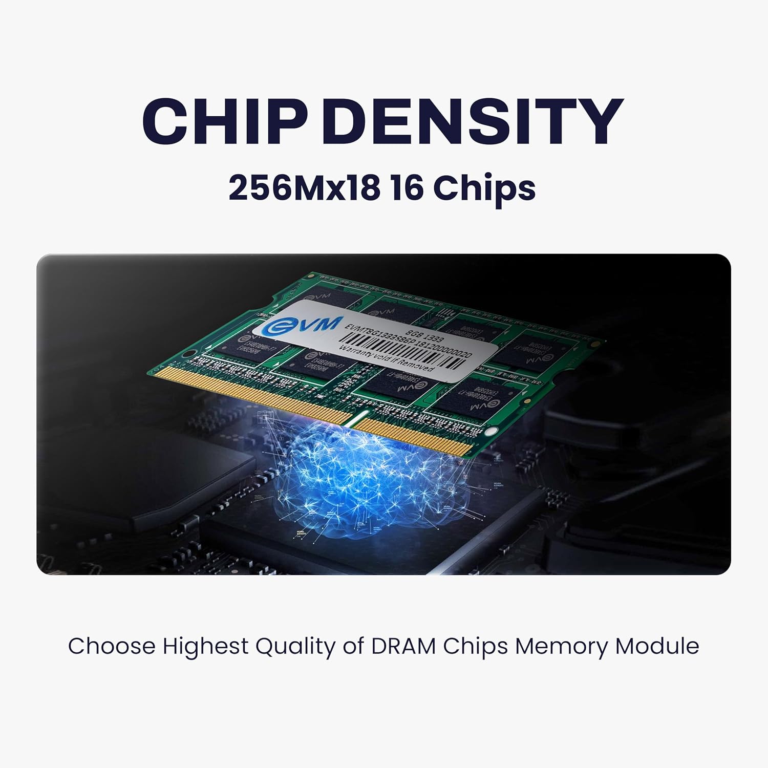 EVM 8GB DDR3 Laptop RAM 1333MHz So-DIMM Memory