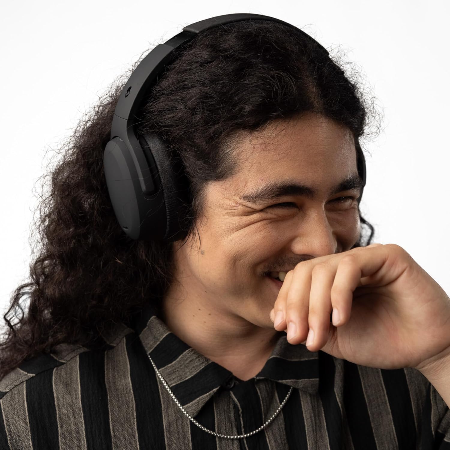 Skullcandy Crusher ANC 2 Over-Ear 4-Mic Active Noise Cancelling Wireless Headphones with 100 dB Sensory Bass, 40mm Drivers, Dual-Device Pairing, 50Hr Battery, Alexa Enabled – Black