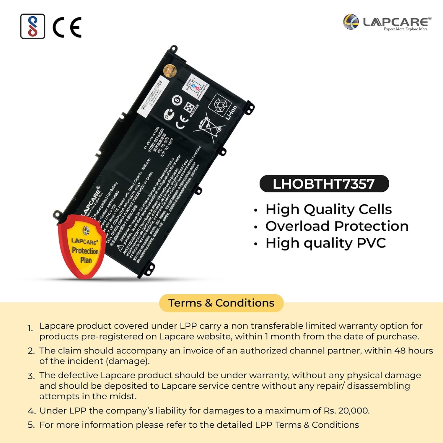 HT03XL L11119-857 L11119-855 L11421-542 Laptop Battery Compatible with Hp Pavilion 14-CE0000 Series: 14-ce1056wm 14-ce0064st 14-ce0006dx 14-ce0025tu Battery