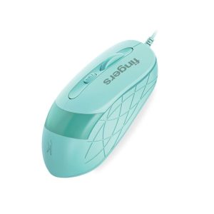 FINGERS SuperHit Wired Mouse with Advanced Optical Technology (Sea Blue)