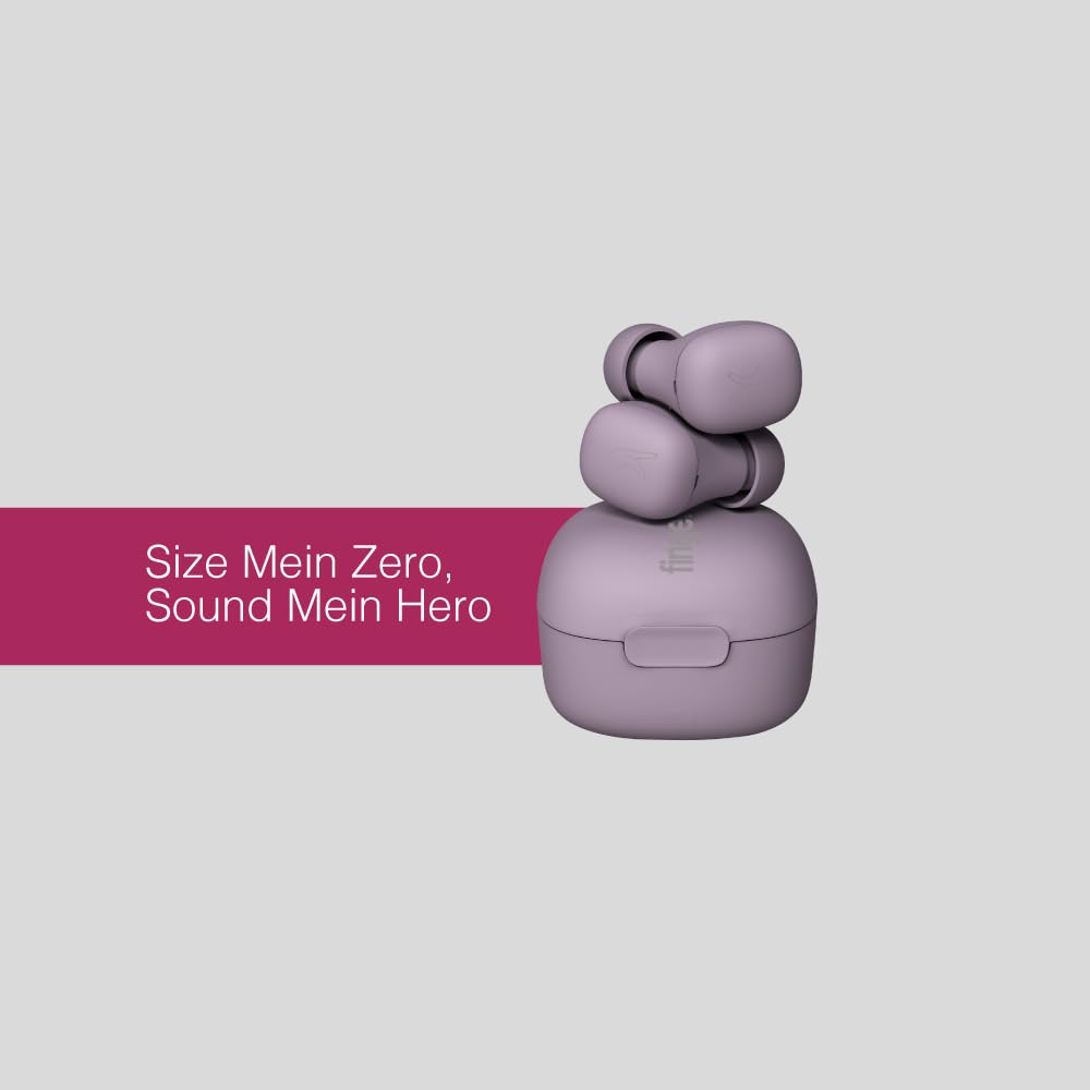 FINGERS SizeZero Pods2 World's Tiniest TWS Earbuds (Lilac)