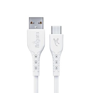FINGERS FMC-TypeC-09, Sturdy Type-C USB Cable (White)