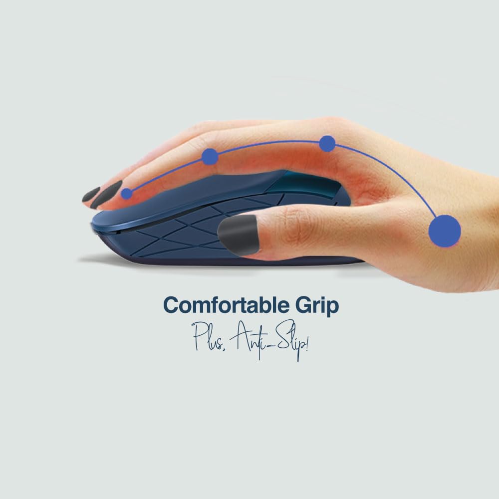 FINGERS SuperHit Wired Mouse with Advanced Optical Technology (Royal Blue)