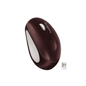 FINGERS CherryGrip Wireless Mouse - 3-in-1 (Bluetooth + USB Receiver + Rechargeable)