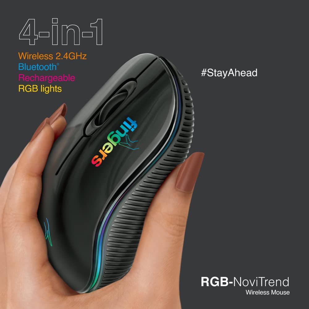 FINGERS RGB-NoviTrend Wireless Mouse