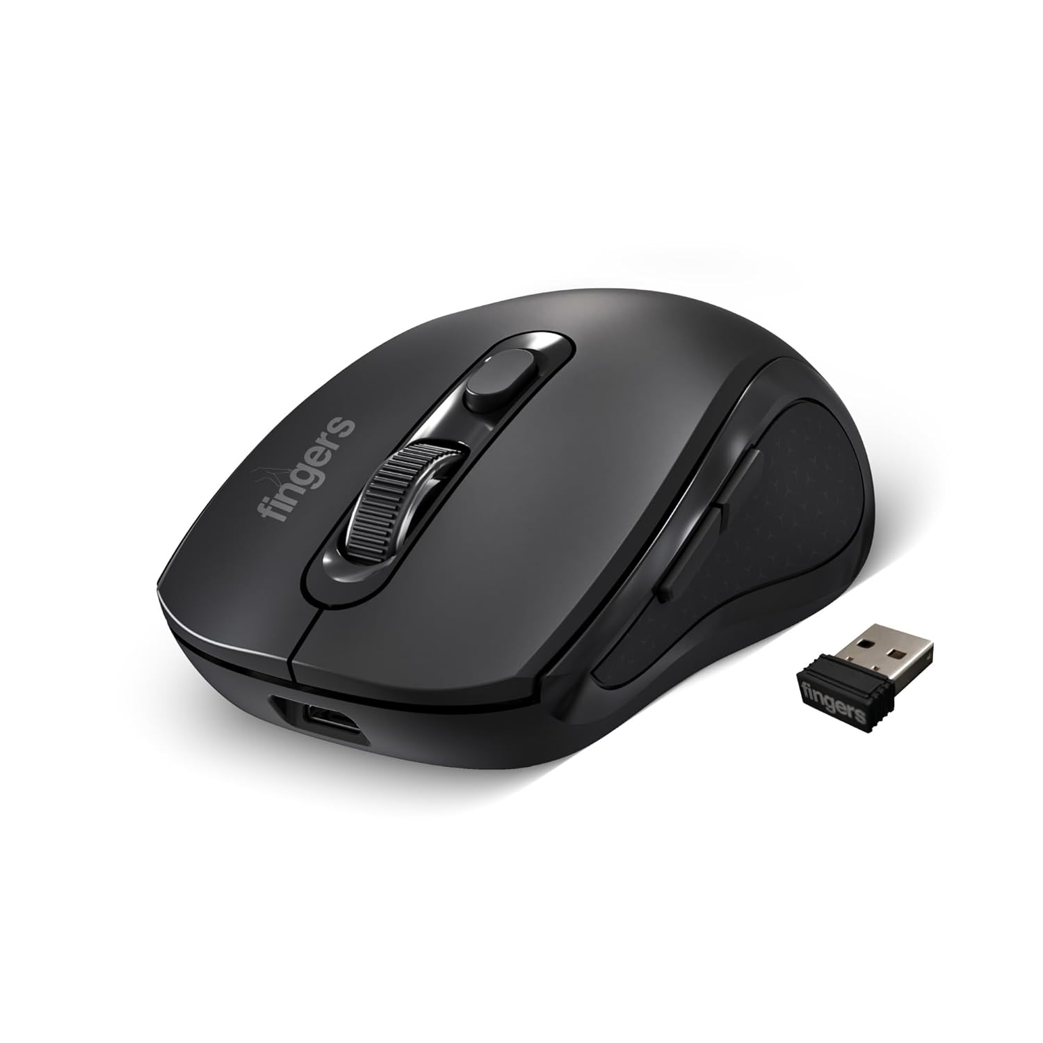 FINGERS SwiftCharge Wireless Rechargeable PC Mouse