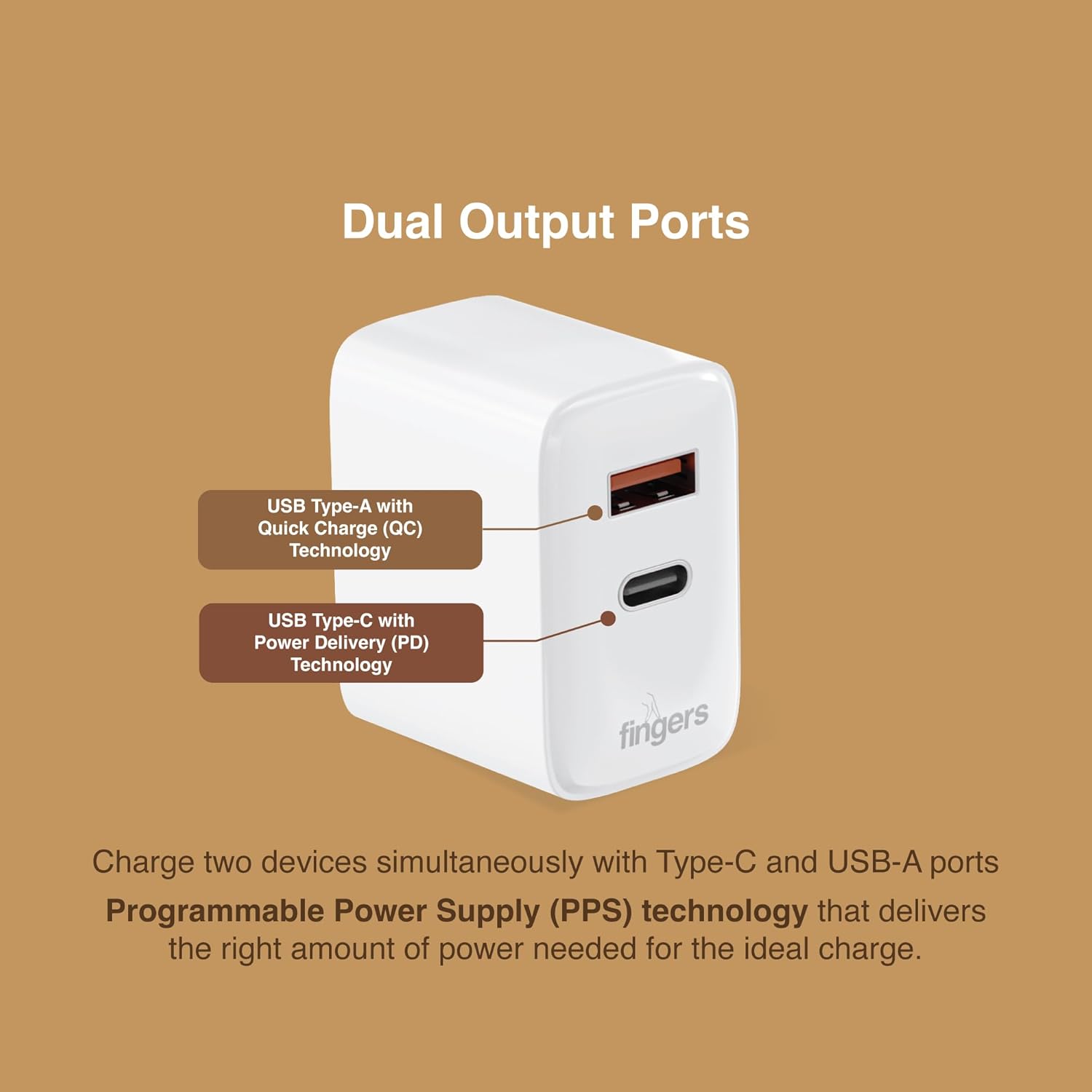 FINGERS PA-36 Mobile Adapter 33W Fast Charging