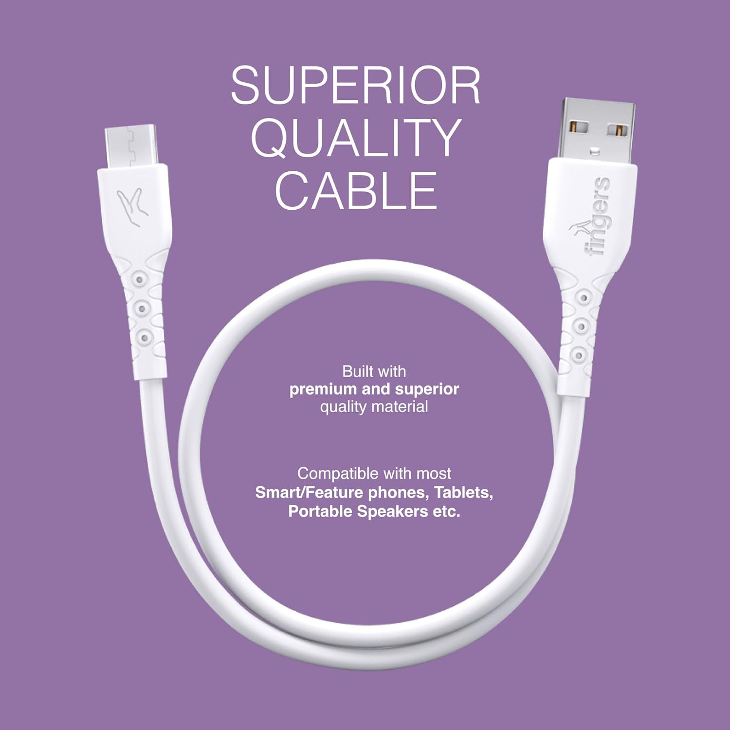 FINGERS FMC-Micro-05, Sturdy Micro USB Cable