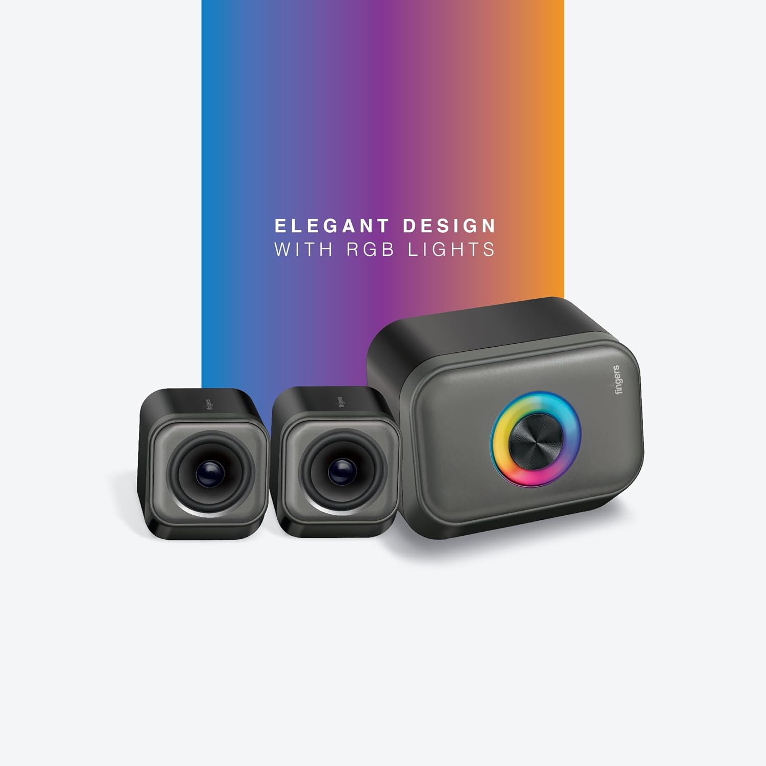 FINGERS StereoCuboid 2.1 Channel Multimedia Speaker