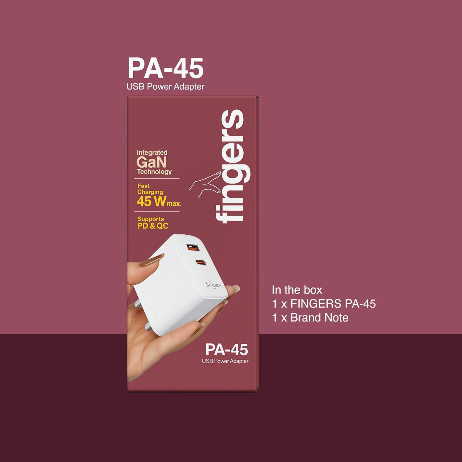 FINGERS PA-45 Mobile Adapter 45W Fast Charging