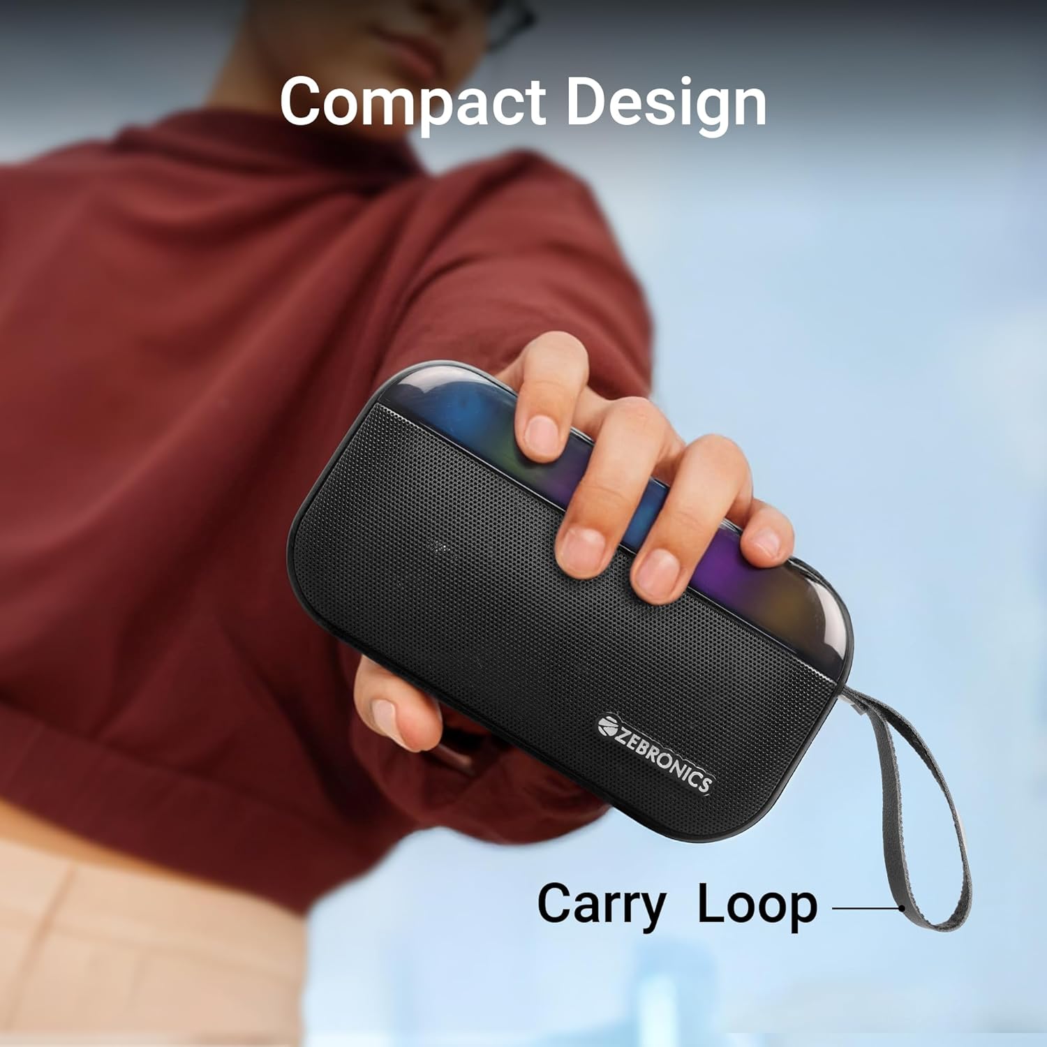 ZEBRONICS County 7 Portable Bluetooth Speaker (Black)