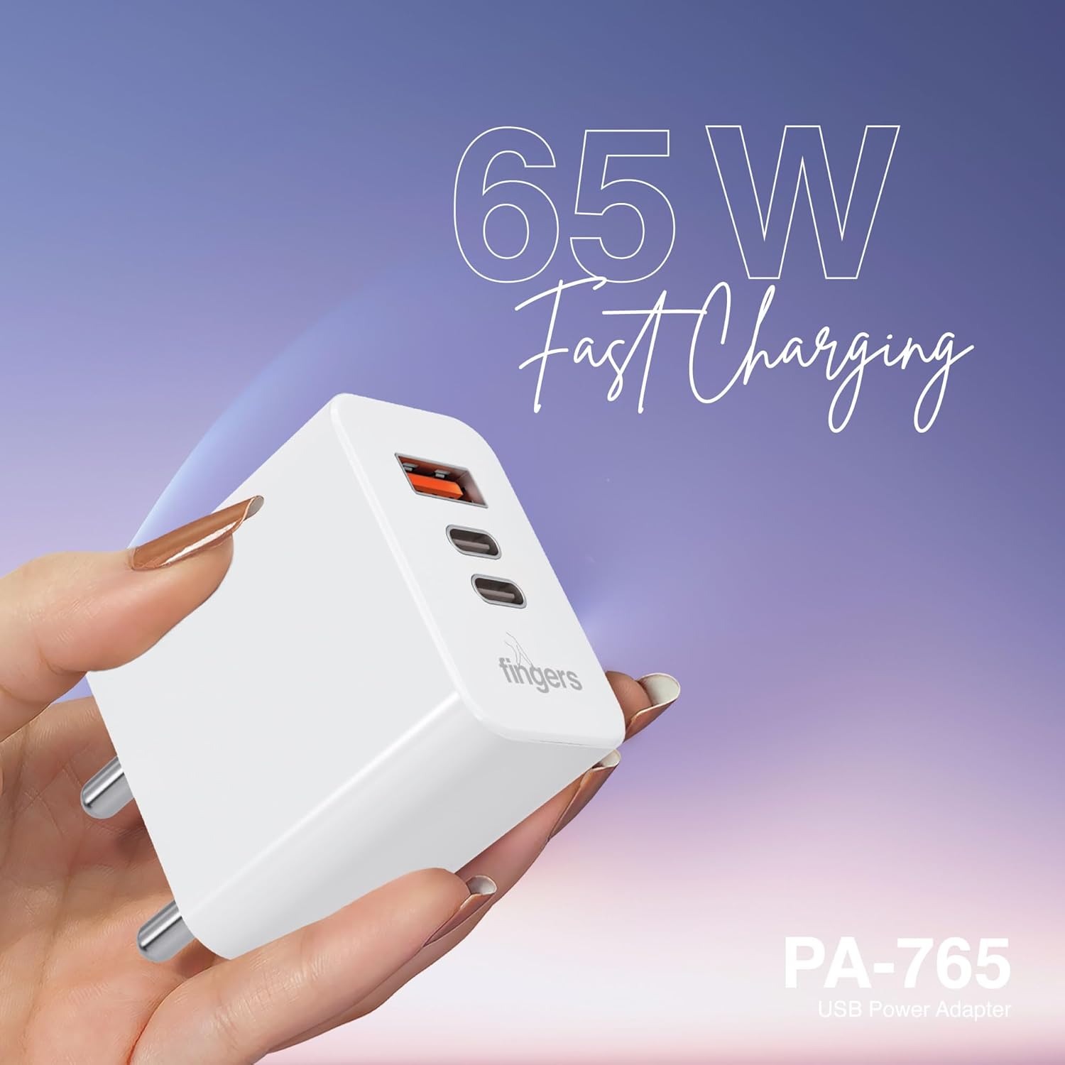 FINGERS PA-765 Mobile Adapter 65W Fast Charging