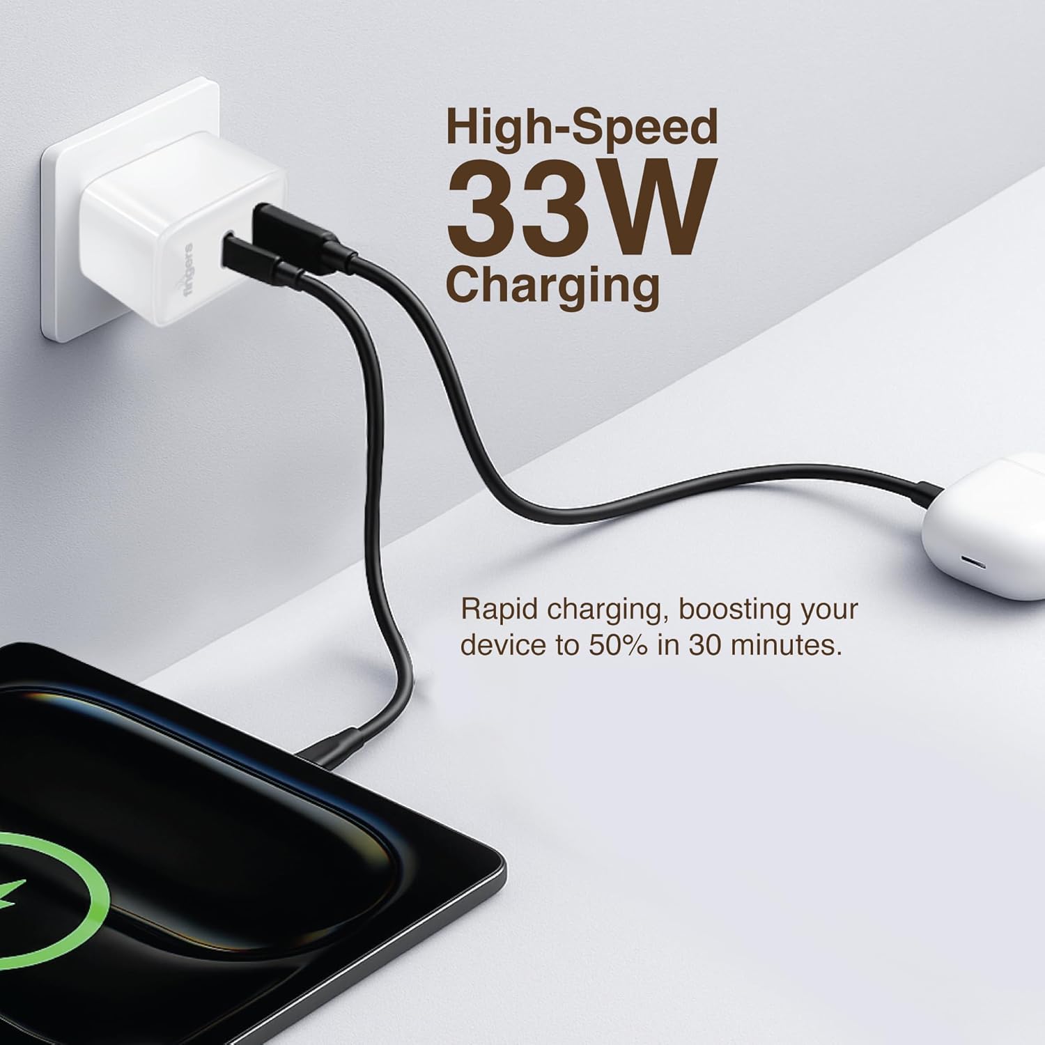 FINGERS PA-36 Mobile Adapter 33W Fast Charging