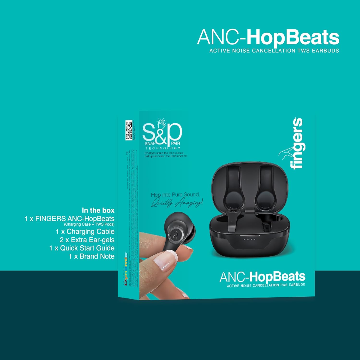 FINGERS ANC-HopBeats TWS Earbuds
