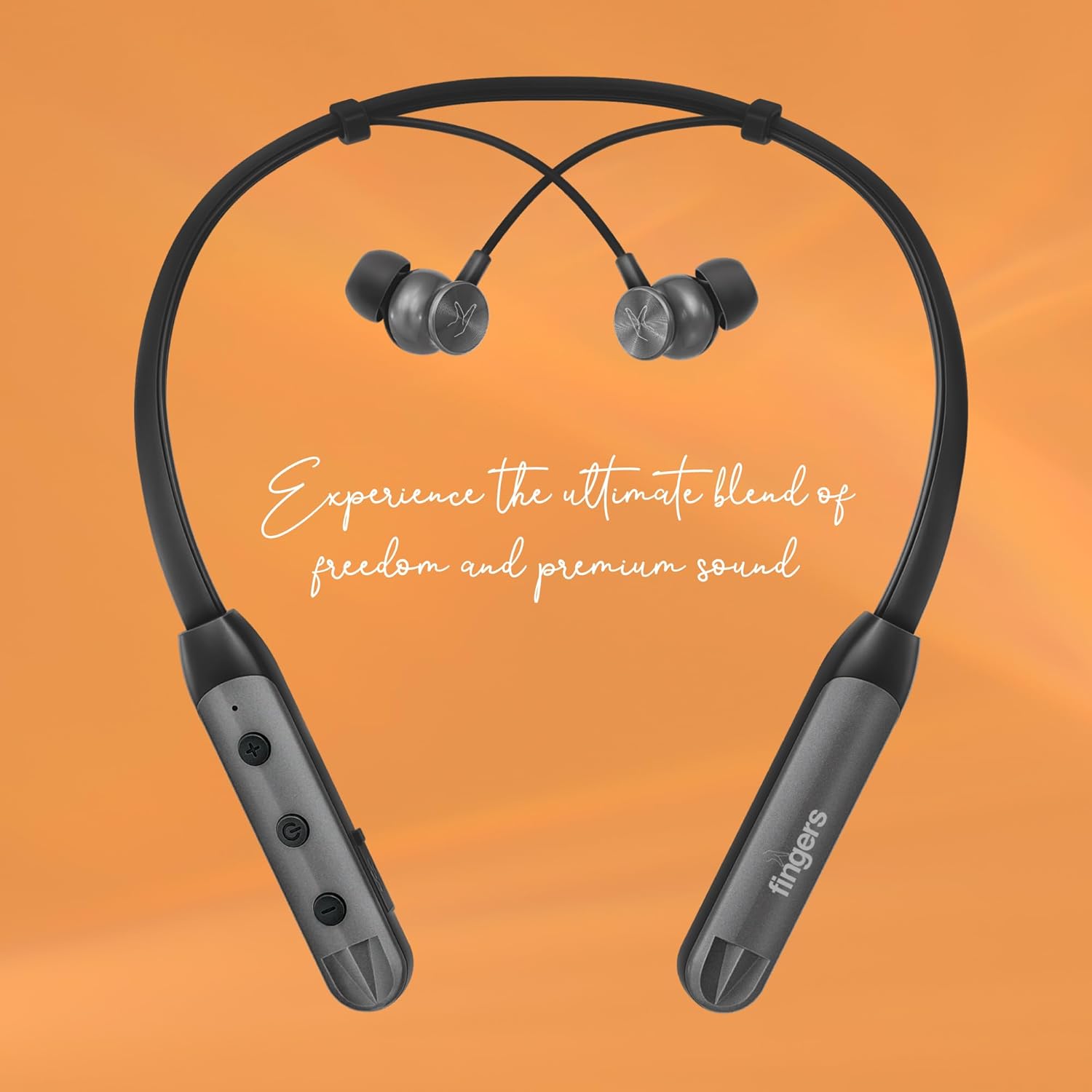 FINGERS Sonique-BT2 Wireless Neckband Earphones