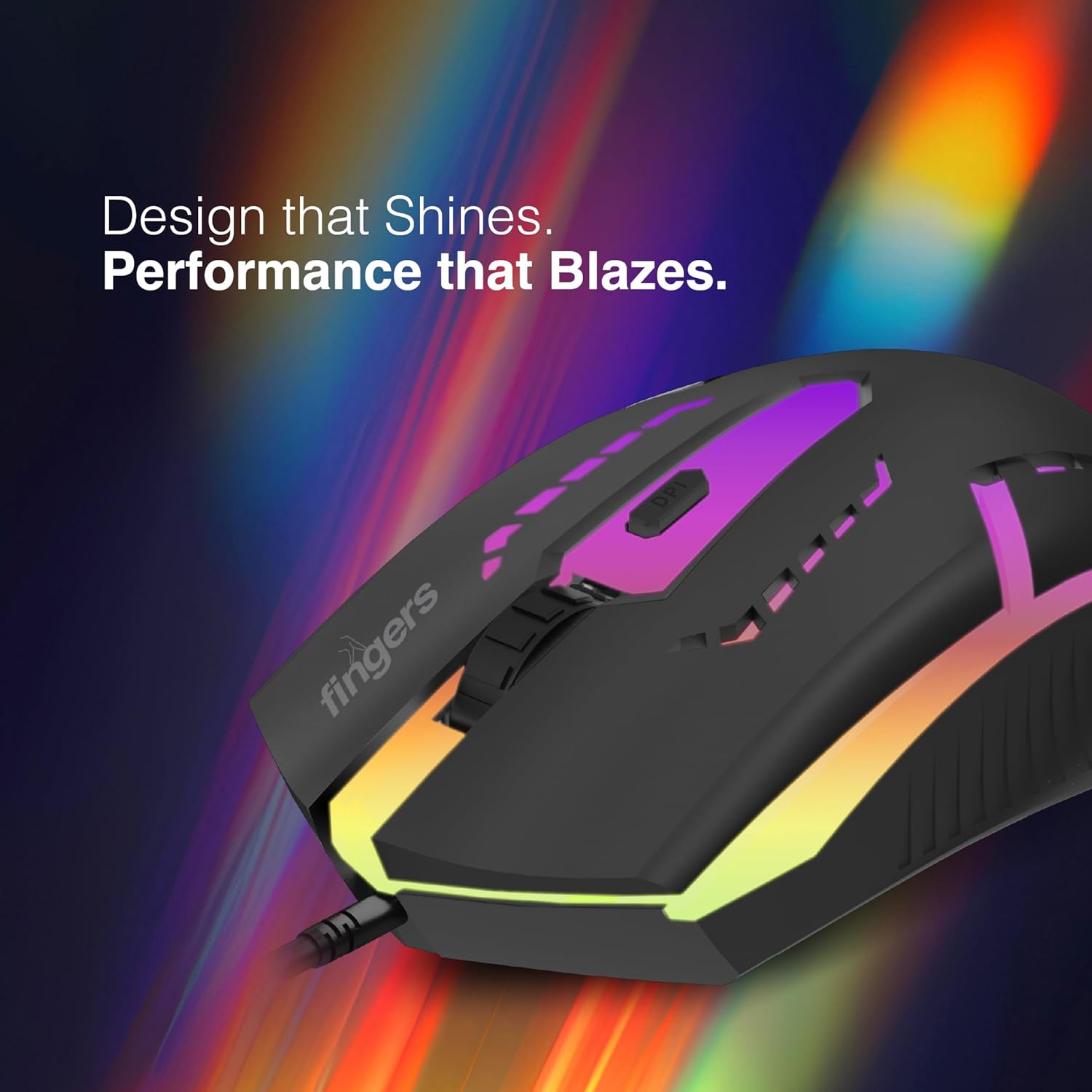FINGERS BlazingHit Wired USB Mouse
