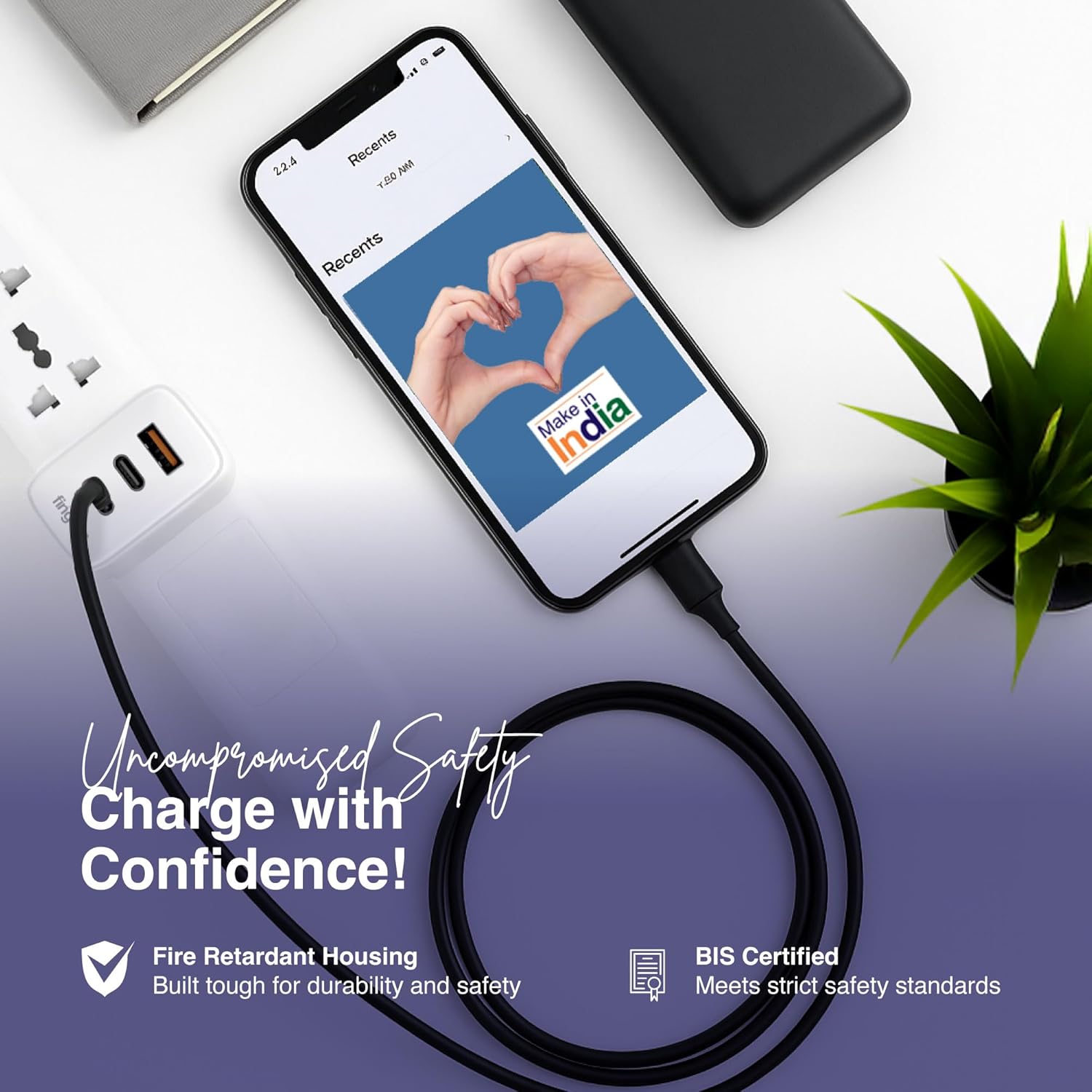 FINGERS PA-765 Mobile Adapter 65W Fast Charging