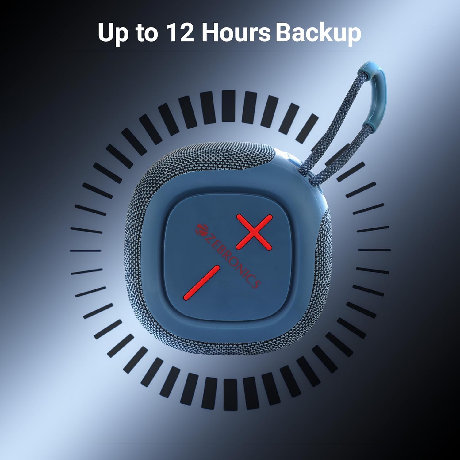 ZEBRONICS Sonic POD 22, Portable Bluetooth Speaker (Blue)