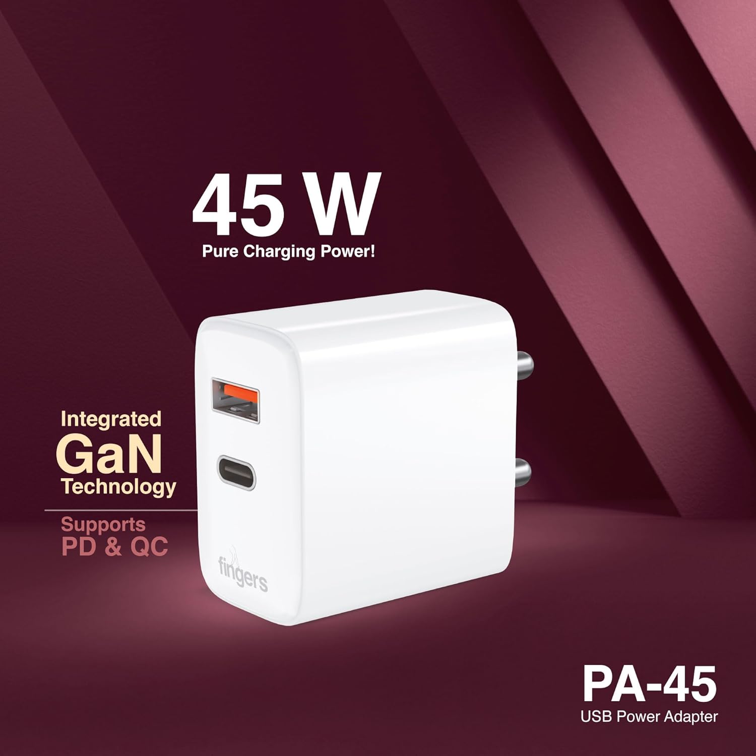 FINGERS PA-45 Mobile Adapter 45W Fast Charging