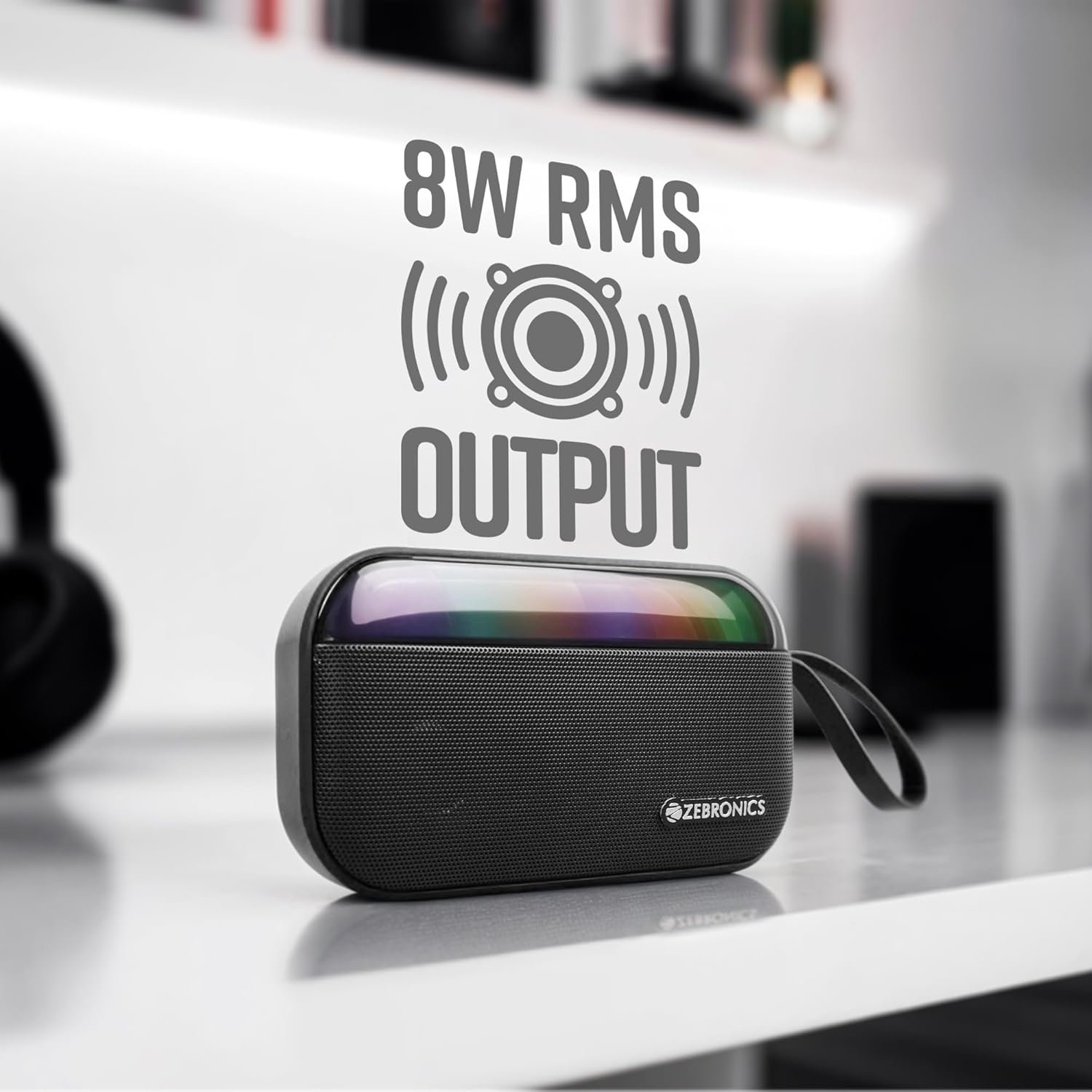 ZEBRONICS County 7 Portable Bluetooth Speaker (Black)