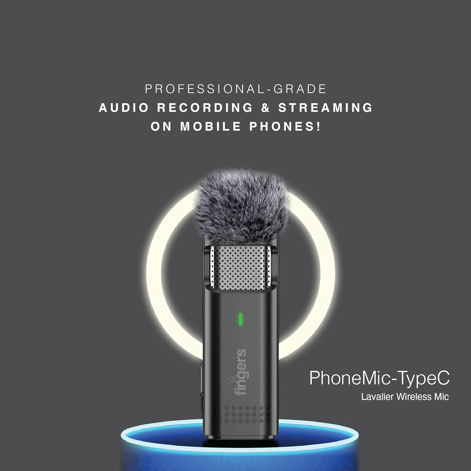 FINGERS PhoneMic-TypeC Laveliar Wireless Microphone