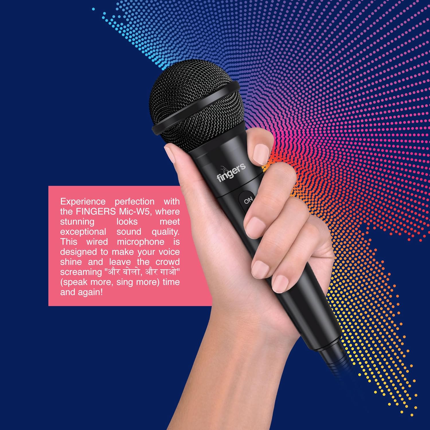 FINGERS Mic-W5 Wired Microphone