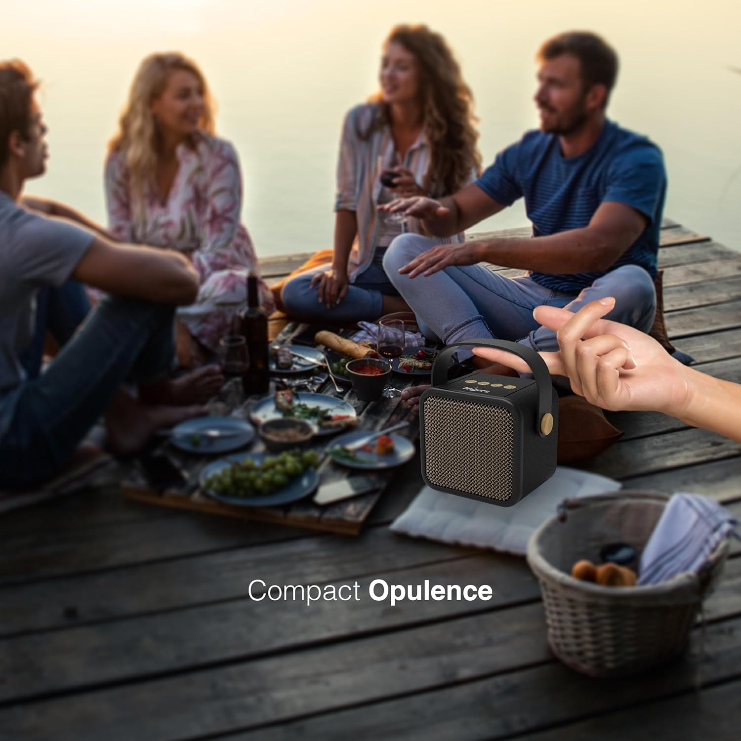 FINGERS SoundKing Portable Speaker with Magnificent Sound & Bold bass