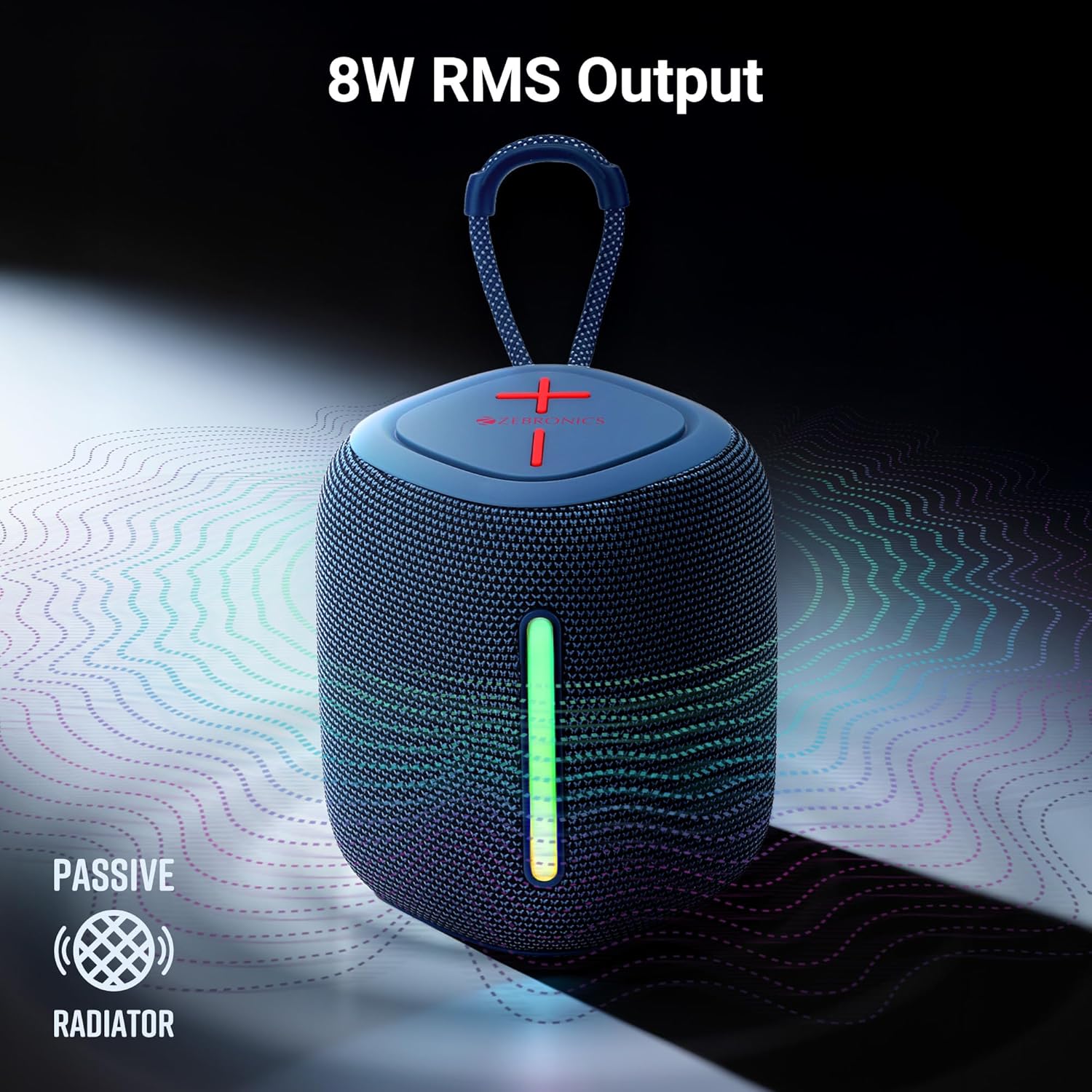 ZEBRONICS Sonic POD 22, Portable Bluetooth Speaker (Blue)