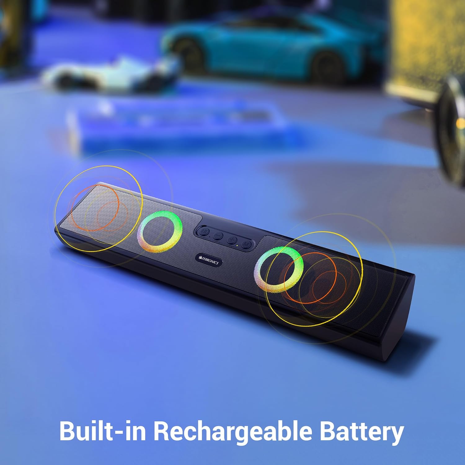 ZEBRONICS Astra 35, Portable Bluetooth Speaker