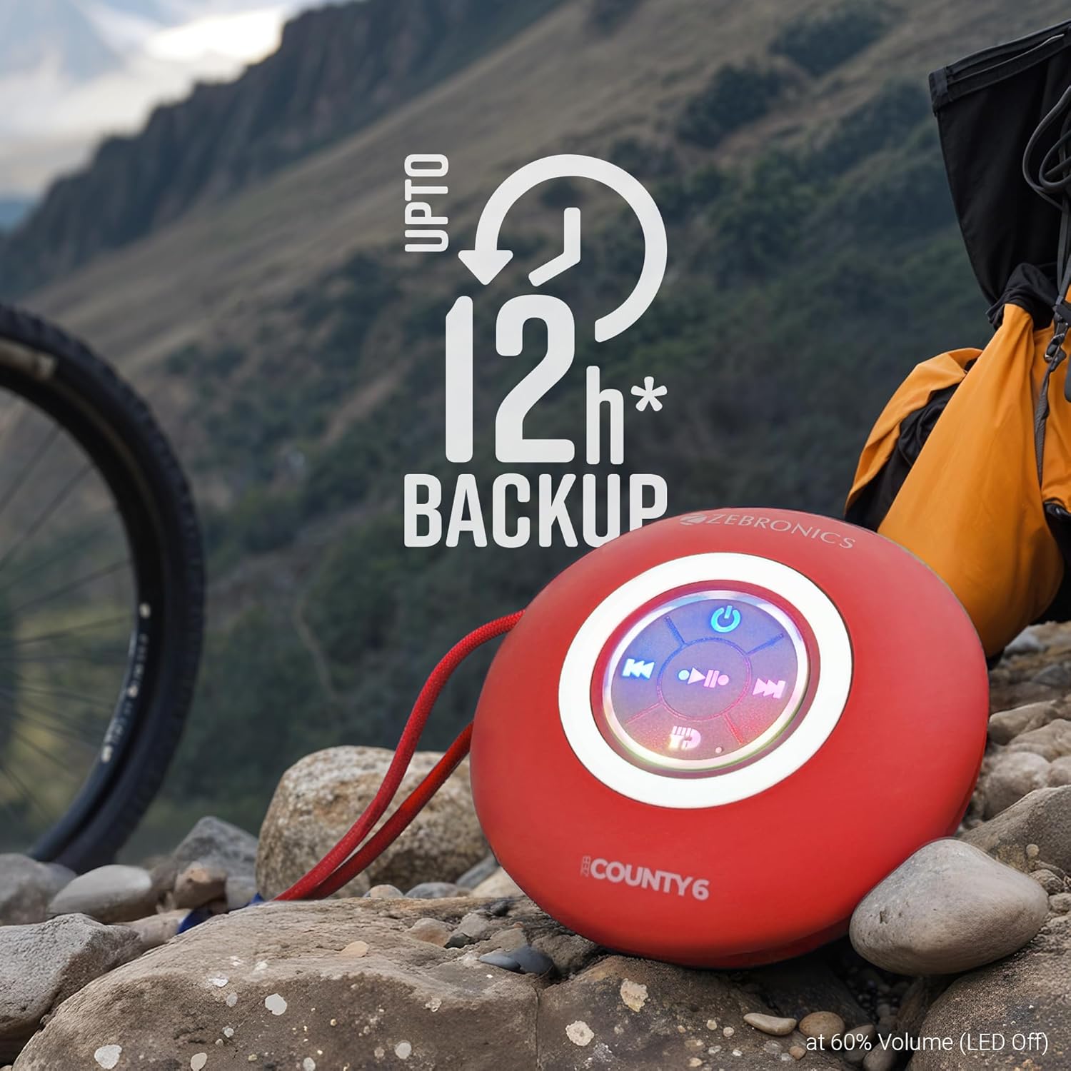 ZEBRONICS County 6 Portable Bluetooth Speaker