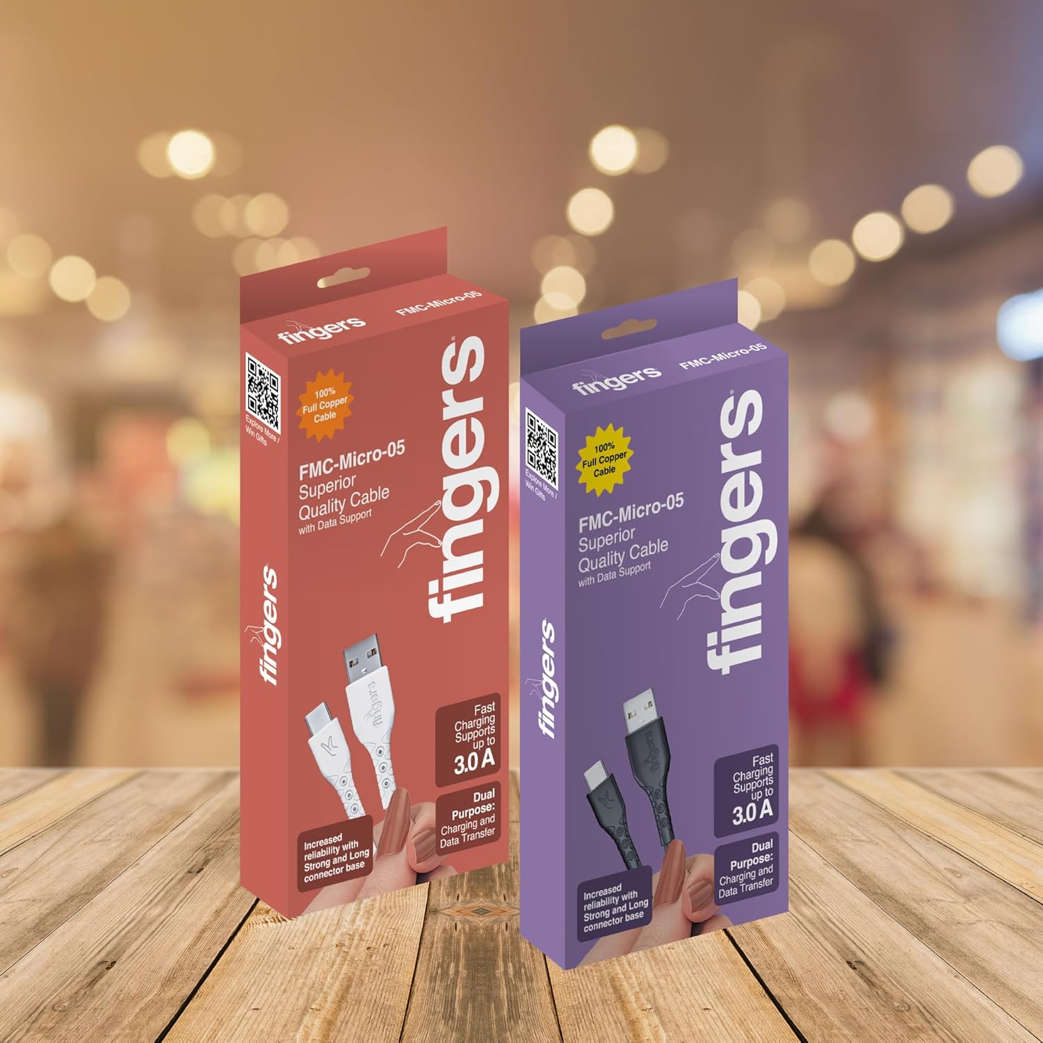 FINGERS FMC-Micro-05, Sturdy Micro USB Cable - Image 6