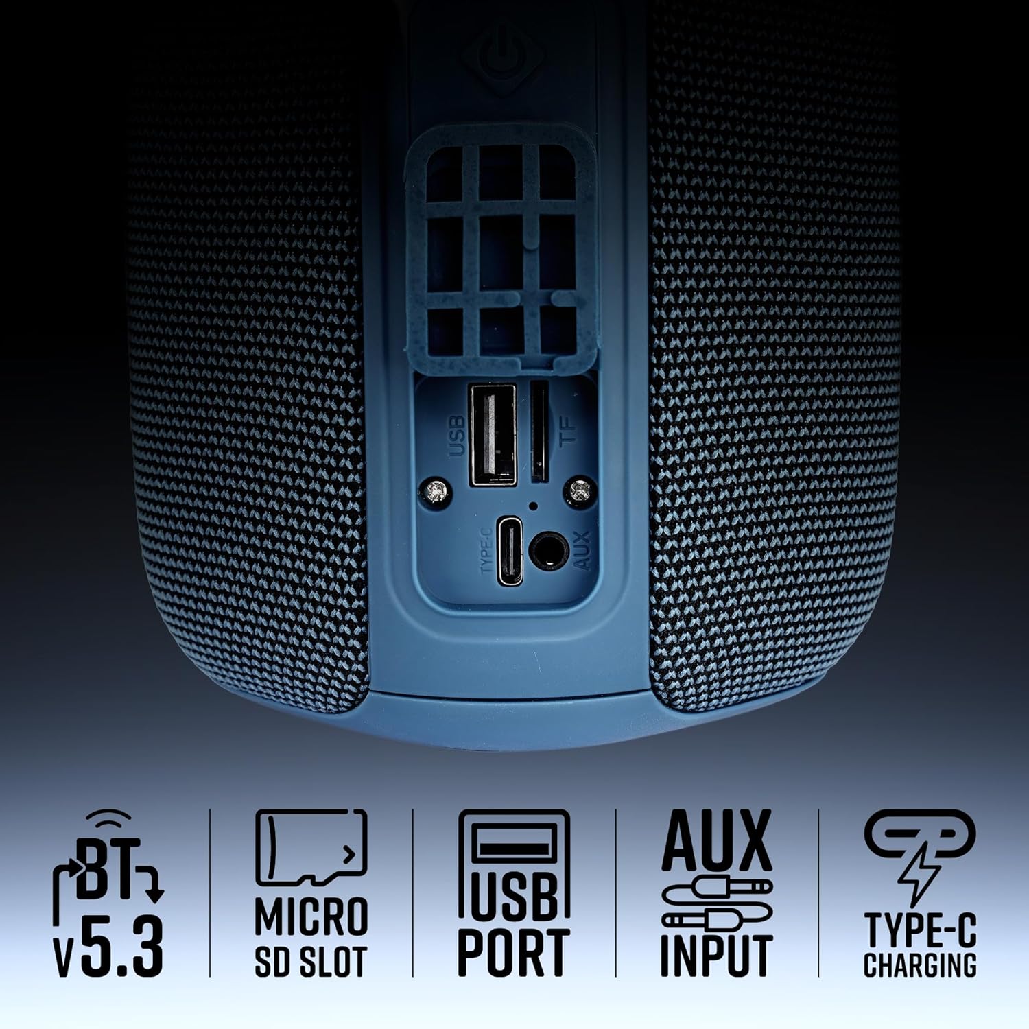 ZEBRONICS Sonic POD 22, Portable Bluetooth Speaker (Blue)