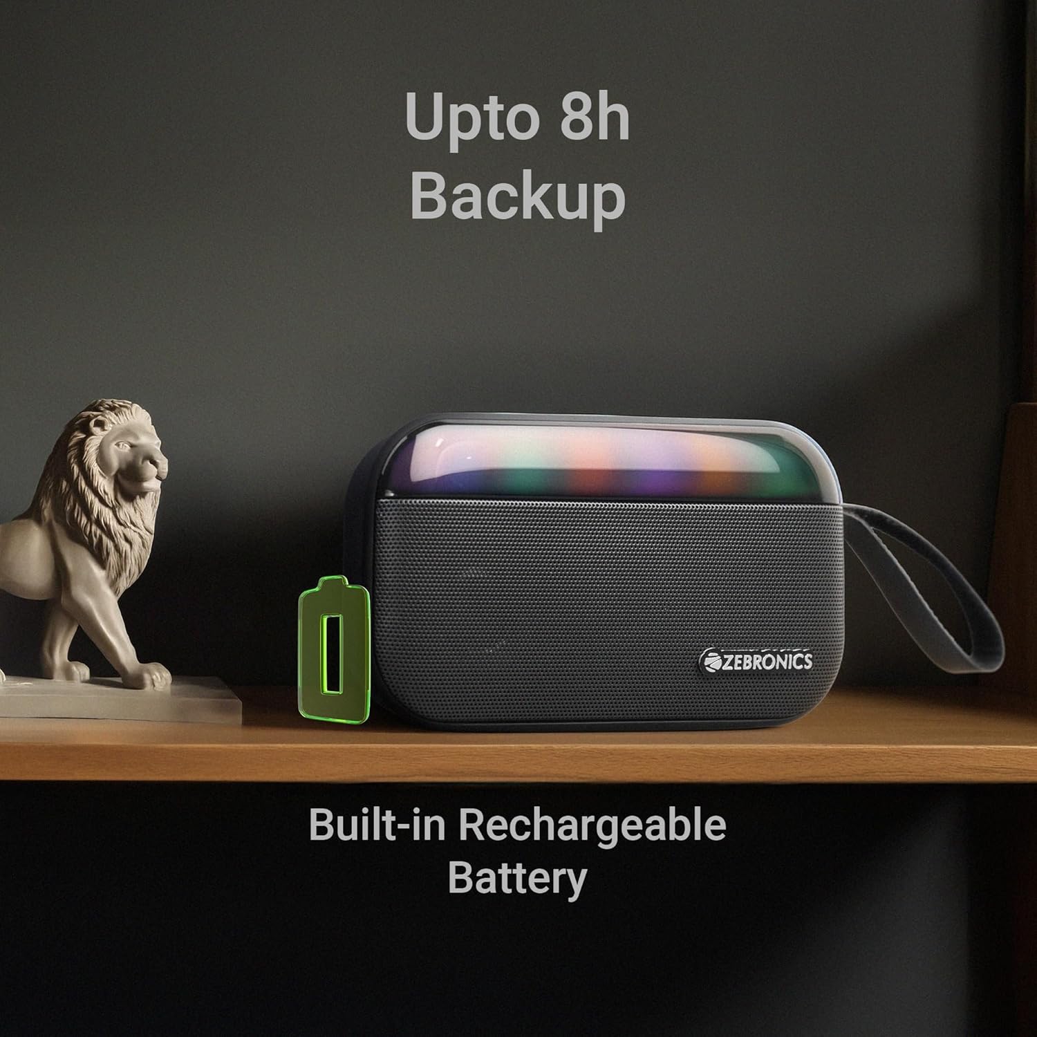 ZEBRONICS County 7 Portable Bluetooth Speaker (Black)