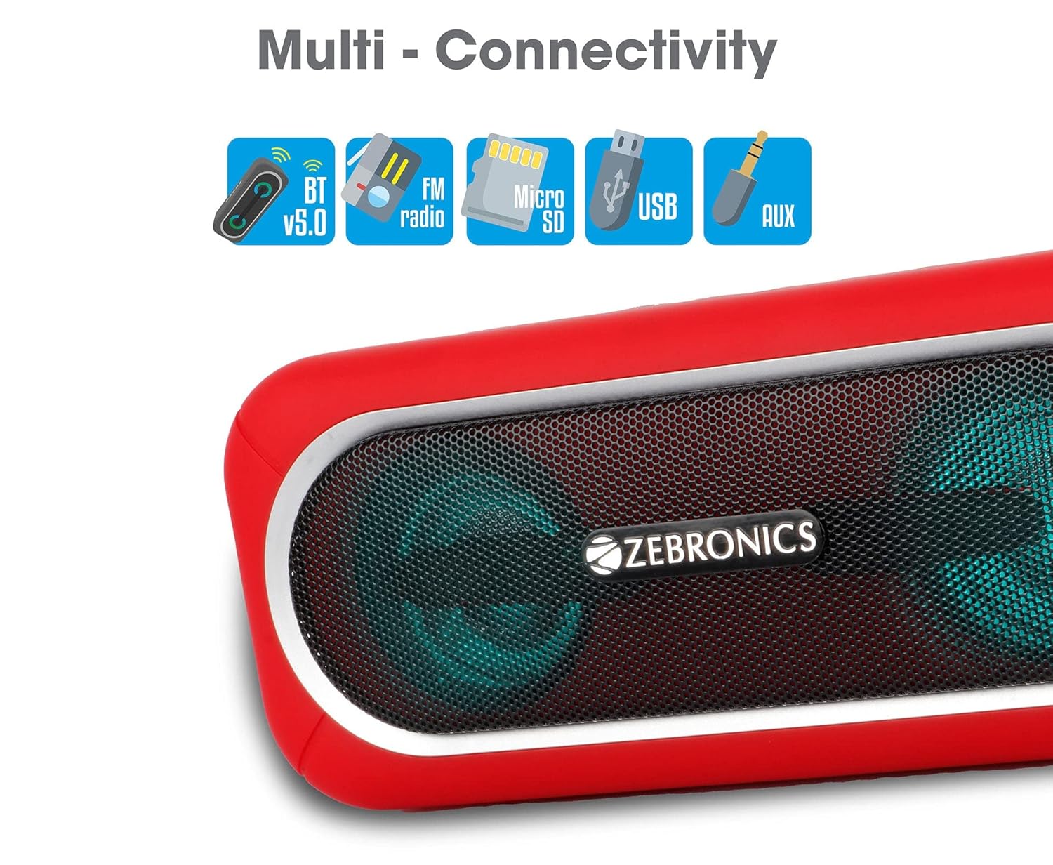 Zebronics Zeb-Delight 20 Bluetooth v5.0 Portable Speaker