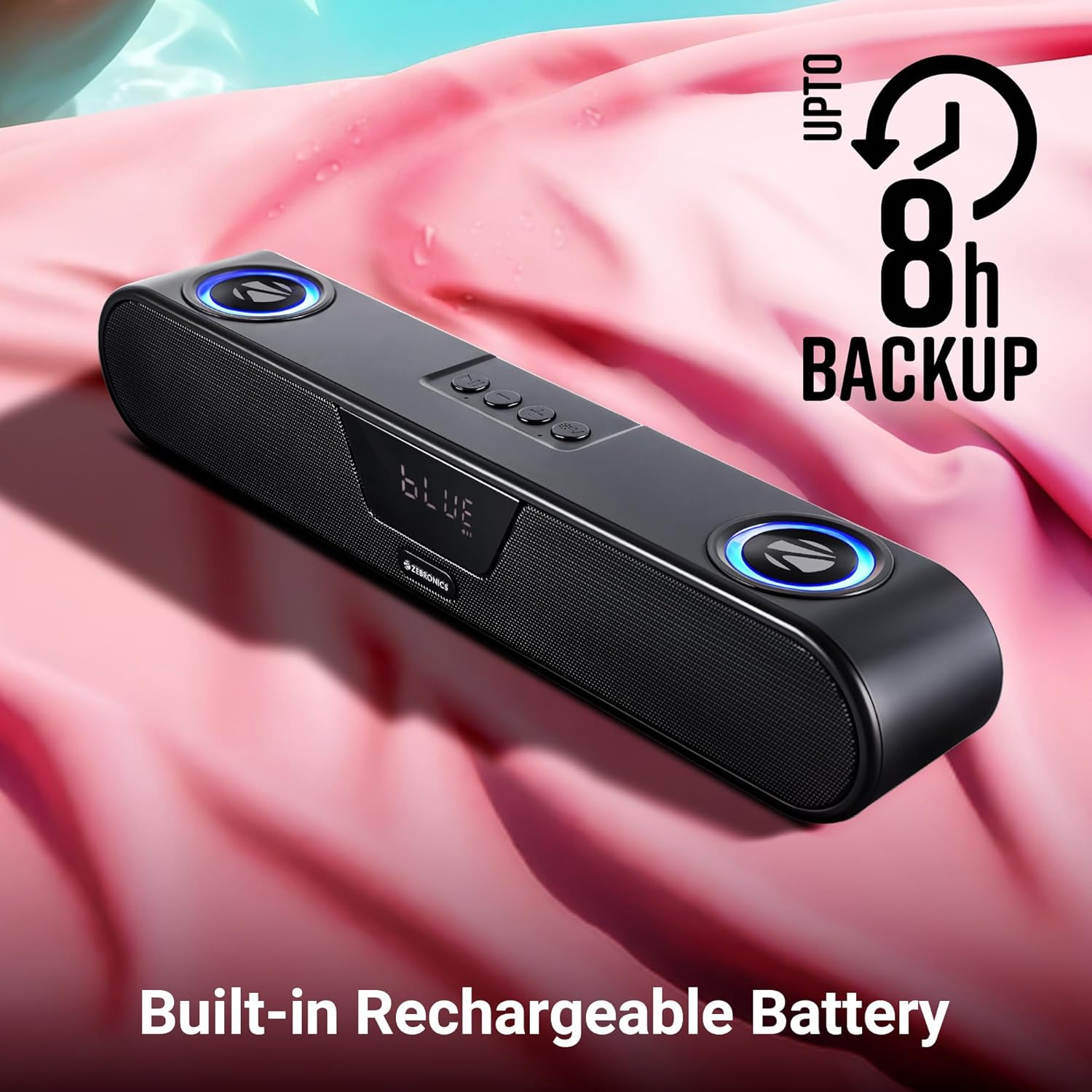 ZEBRONICS Astra 40 Portable Bluetooth Speaker (Black)