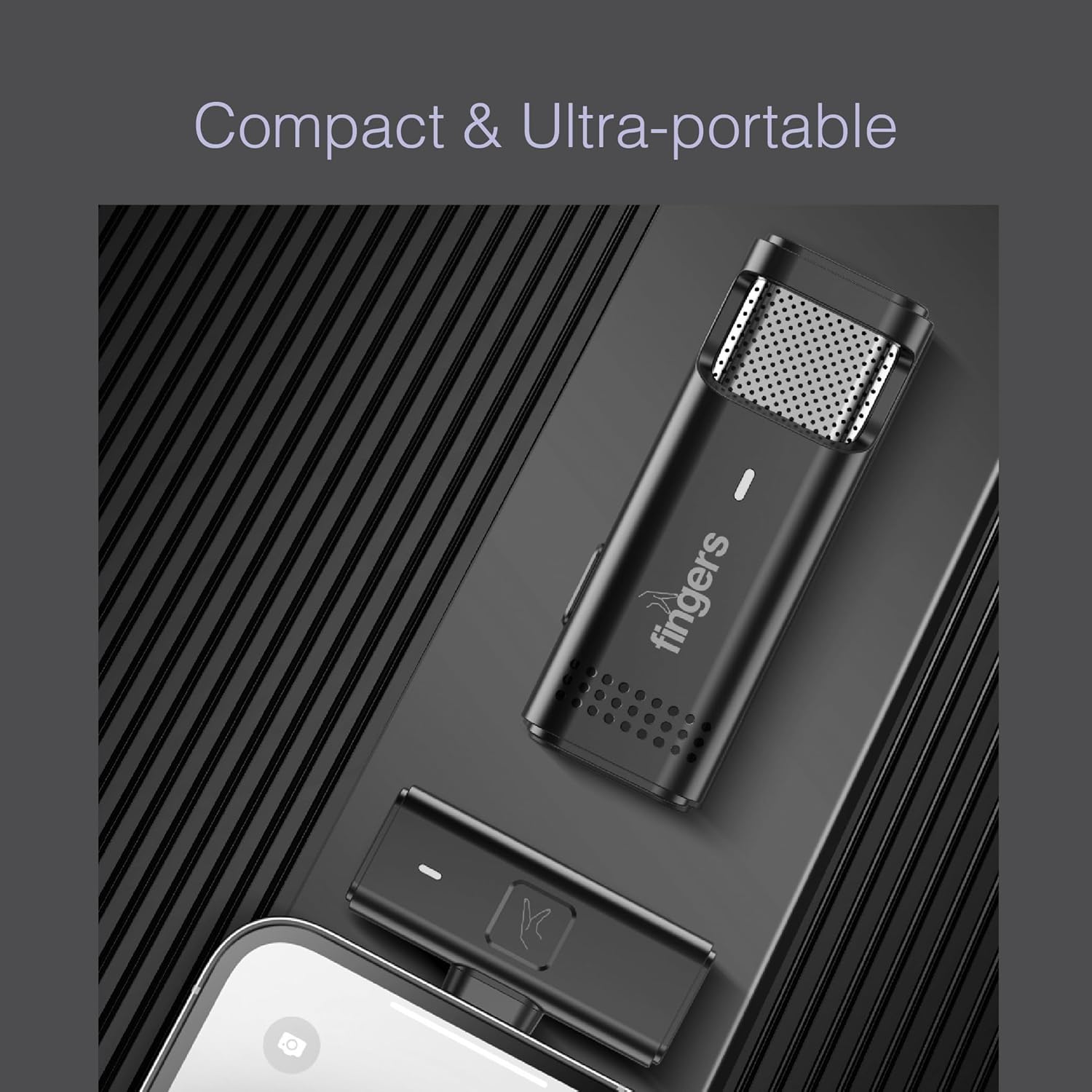 FINGERS PhoneMic-TypeC Laveliar Wireless Microphone