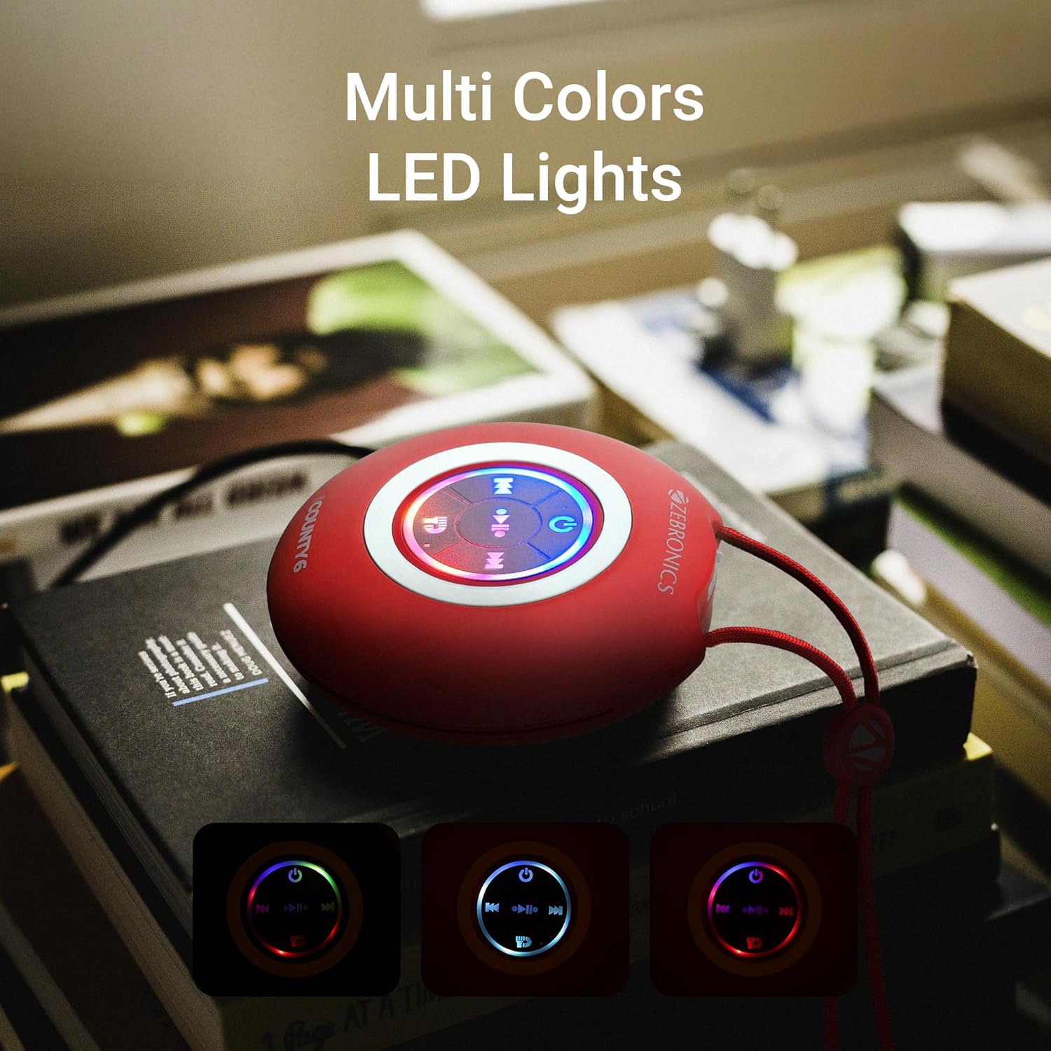 ZEBRONICS County 6 Portable Bluetooth Speaker