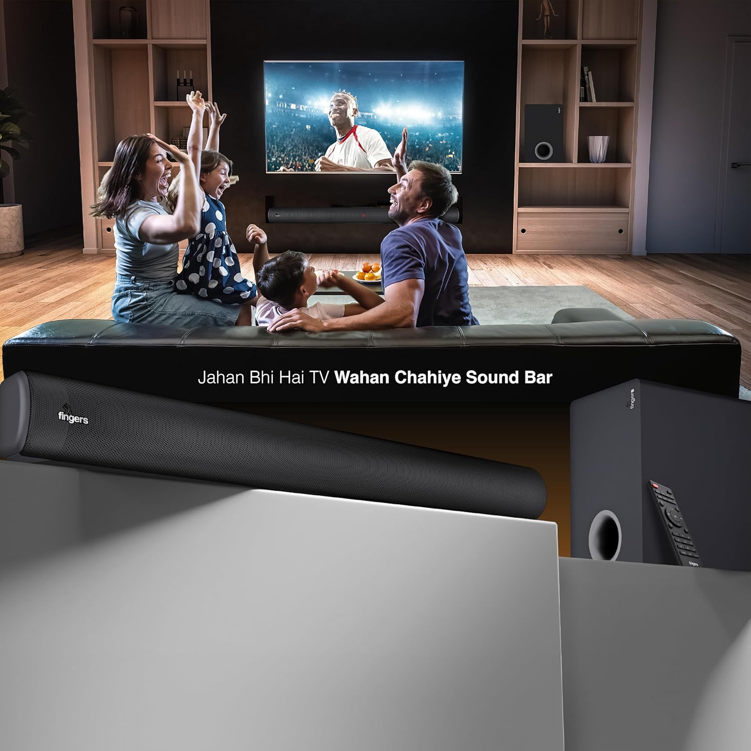 FINGERS Octane-200 Multimedia Sound Bar with Subwoofer