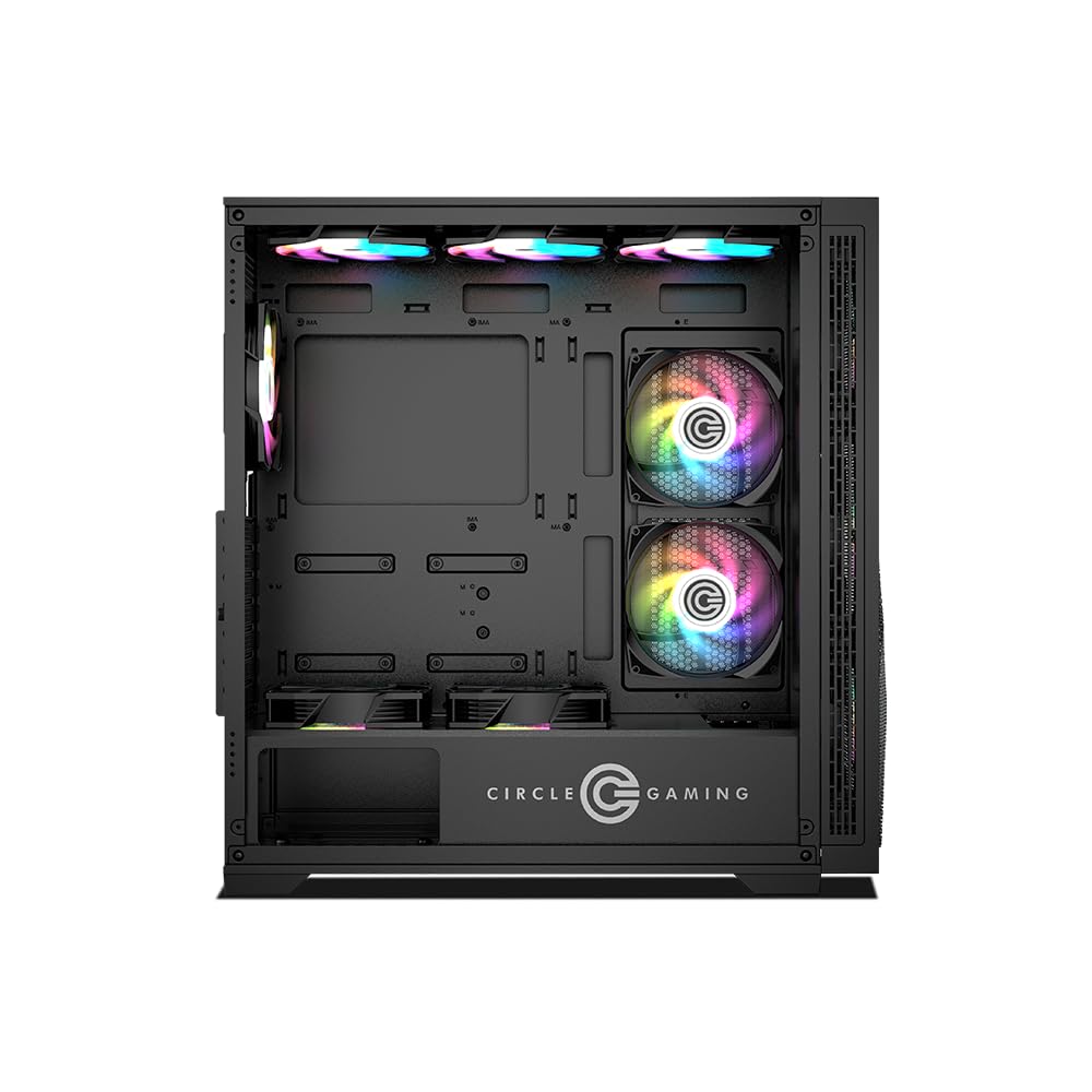 Circle Furious Glass 360 ARGB Mid- Tower Computer Case