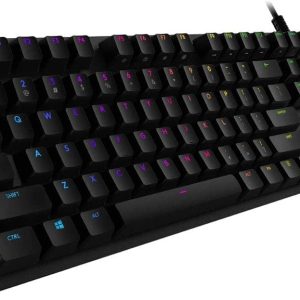 Logitech G 512 RGB Backlit Mechanical Wired Gaming Keyboard with GX Blue Clicky Key Switches (Carbon)