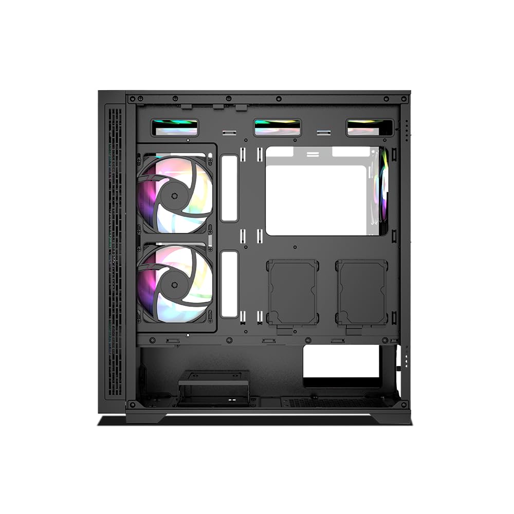 Circle Furious Glass 360 ARGB Mid- Tower Computer Case