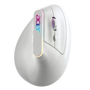 Acer Ergo Vertical Wireless Mouse (White)