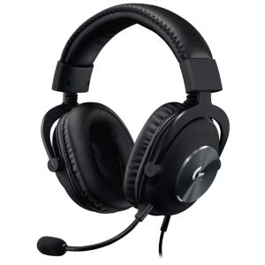 Logitech G Pro X Gaming Wired Over Ear Headphones with Mic Blue Voice DTS Headphone