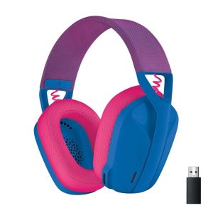 Logitech G435 Light Speed and Lightweight Gaming Bluetooth Wireless Over Ear Headphones with Mic