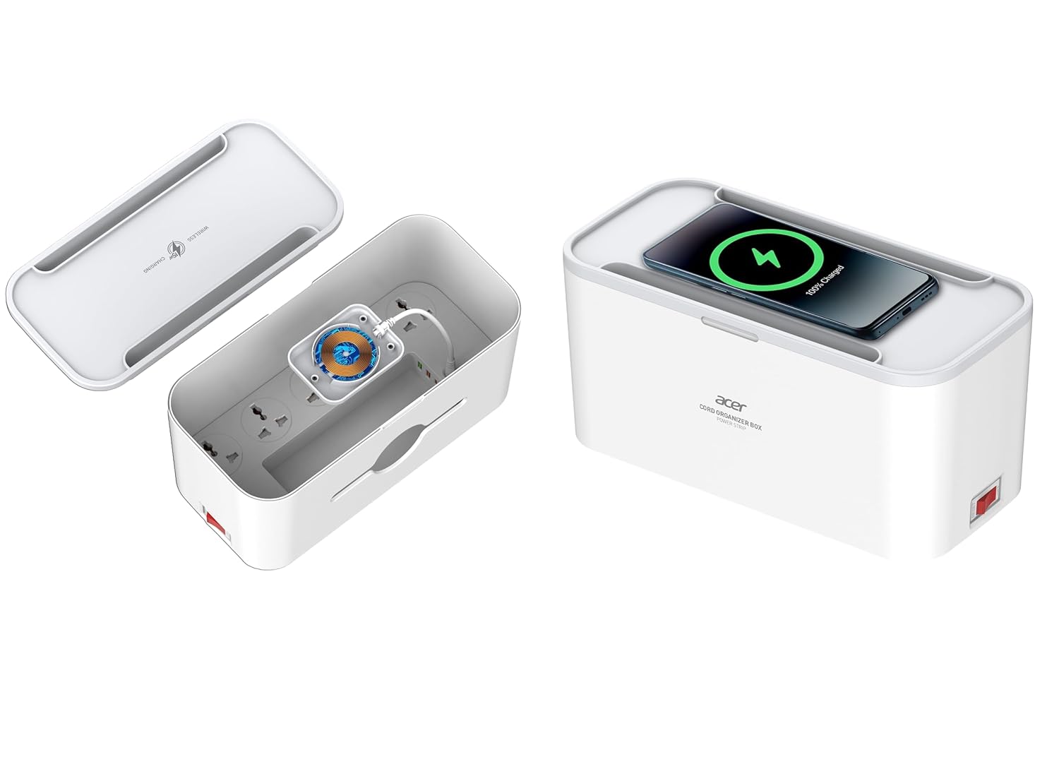 Acer PowerHub Elite Organizer | 3 AC Outlets, 3 USB Ports