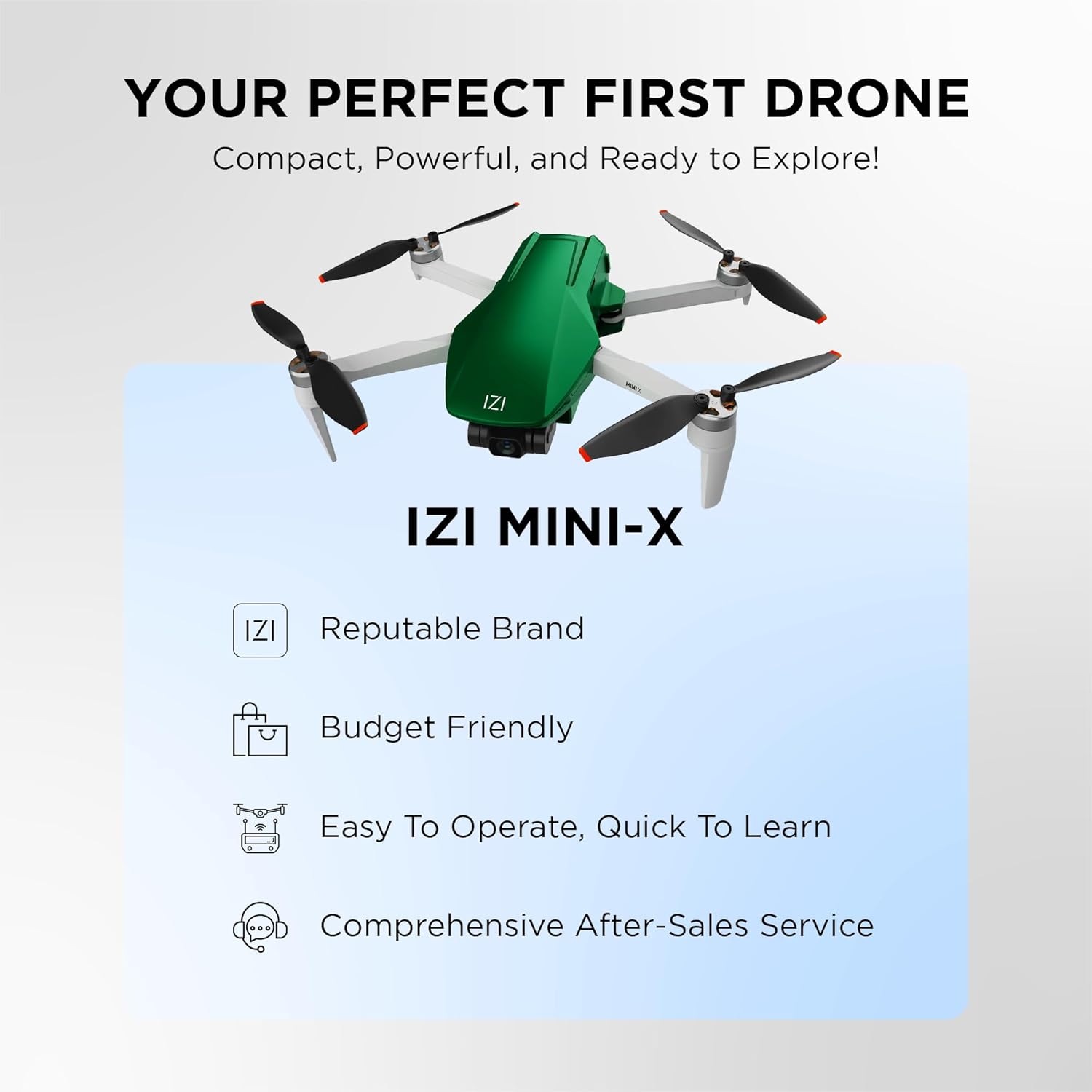 IZI Mini X Nano Fly More Combo 4K Drone with camera