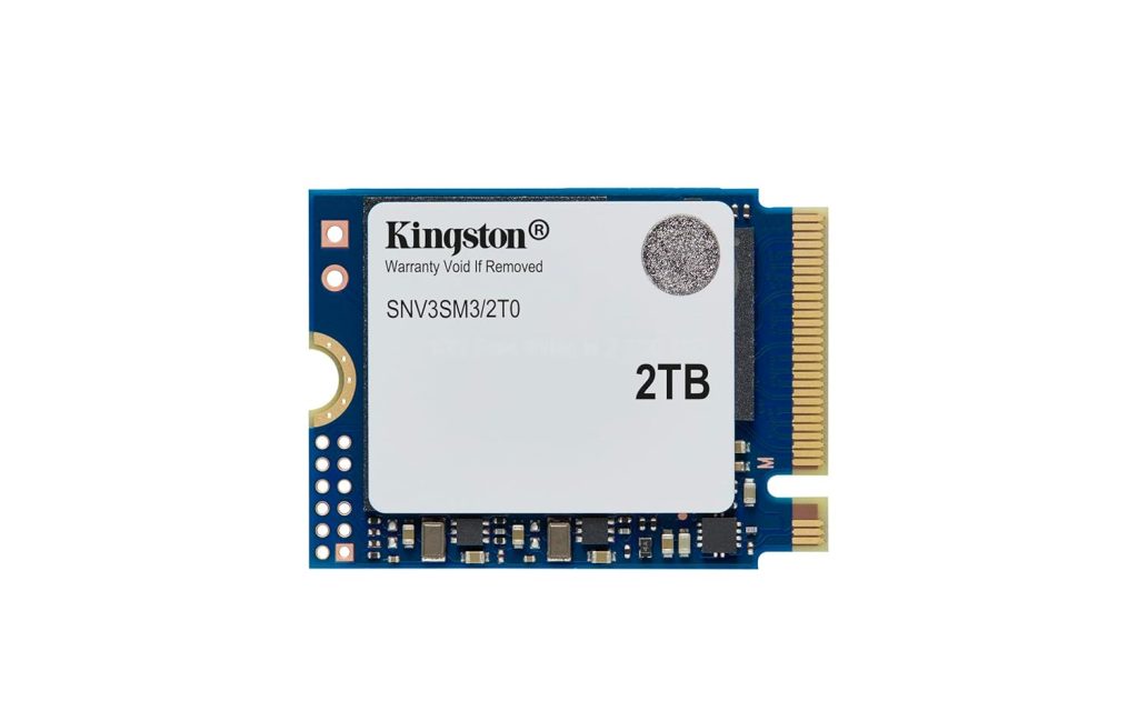Kingston NV3 2TB M.2 2230 NVMe SSD | PCIe 4.0 Gen 4x4 | Up to 6000 MB/s | SNV3SM3/2T0