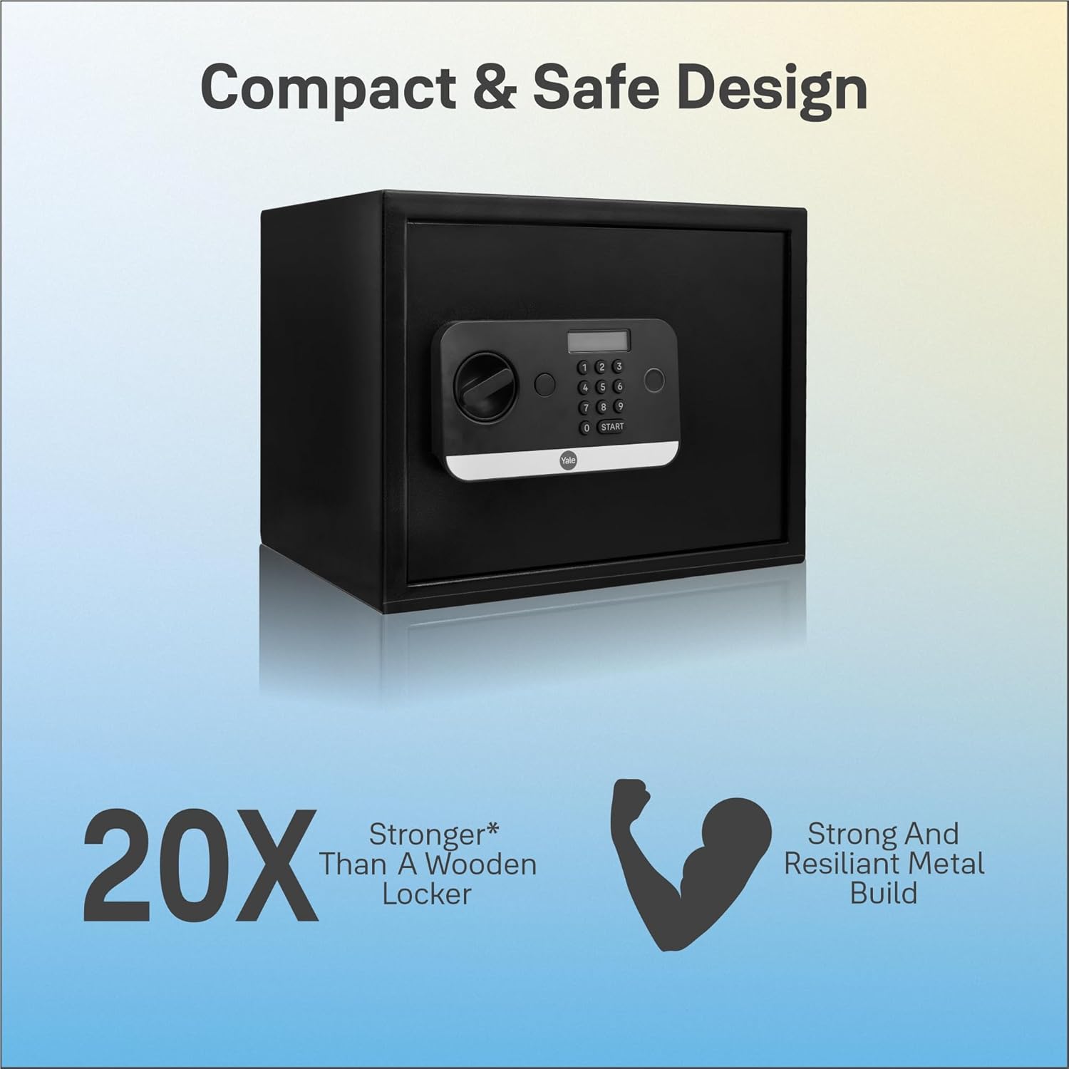 Yale Security Solutions Stellar 250/DB2 16 Liters Digital Electronic Safe Locker